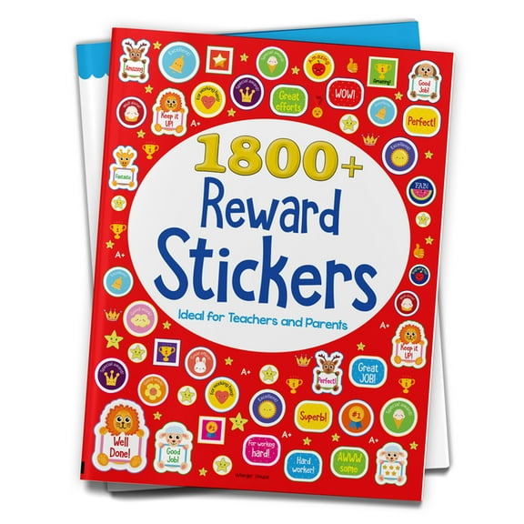 1800  Reward Stickers - Ideal for Teachers and Parents: Sticker Book with Over 1800 Stickers to Boost the Morale of Kids, (Paperback)