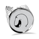 thumbnail image 1 of Descarada sonrisa negro patron de Anillo de compromiso de boda de amor ajustable Unbranded M, 1 of 3