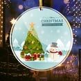 thumbnail image 1 of Ornaments Hanging Decorative Merry Christmas With Gift Box Hanging With Santa Claus 2024 Ornaments For Christmas Tree Winter Year Gifts, 1 of 6