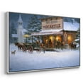 thumbnail image 4 of Christmas Wishes - Framed Gallery Wrapped Holiday Canvas - 27 x 41 - White Frame, 4 of 9
