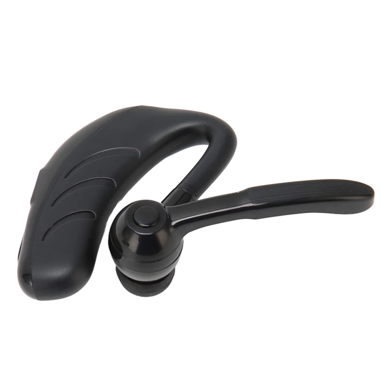Bluetooth Earpiece HD Calls Rechargeable Single Ear Wireless Headset with Power Display for Phone Tablet Black with Digital Display Cardboard Box