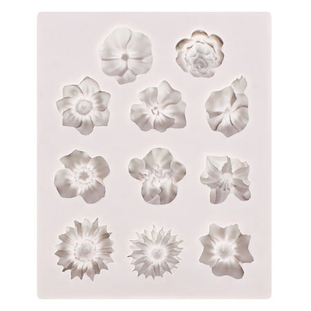 

BMForward Flower Floral Fondant Silicone Collection Liquid Silicone Cake Mould