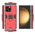 thumbnail image 7 of Heavy Duty Case For iPhone 16 Pro Armor Phone Case with Metal Ring Hidden Kickstand, Military Grade Shockproof Rugged Protective Cover for For iPhone 16 Pro,Red, 7 of 7