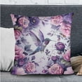 thumbnail image 2 of FOR U DESIGNS Hummingbird Peony Print 3 Pcs RV Dinette Cushion Covers Elastic Camper Seat Covers with Pillowcase, Stretch Loveseat Sofa Chair Cover Furniture Protector for RV Camper Bench, 2 of 8