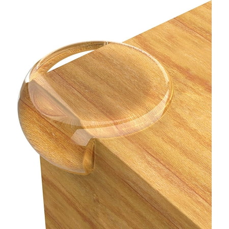 delpattern 12Pcs Clear Corner Guards, PVC Baby Proofing Edge & Corner Protector, Self-Adhesive for Furniture
