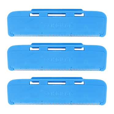 3 Pack of Replacement Blades for Bakblade 1.0 Mens Back Shaver