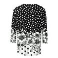 thumbnail image 5 of Womens Tops Loose Fit Women's Tops Womens Tops 3/4 Sleeve Blouses Items Ordered by Me Trending Gifts, 5 of 7