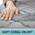 thumbnail image 3 of Buganda Memory Foam Bathroom Rugs, Ultra Soft and Absorbent Bath Mat, Thick Bath Rug for Bathroom Floor, 30x20, Grey, 3 of 10