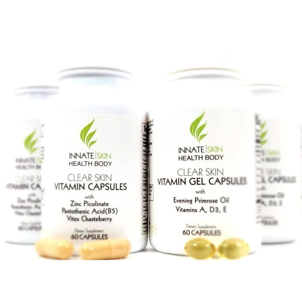 Clear Skin Acne Vitamin Pack 20 Botanicals, Minerals & Vitamins 60