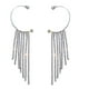 thumbnail image 2 of Fiudx Pendientes Largos con Borlas y Diamantes Brillantes para Mujer, Sin Perforaciones, 1 Par, 2 of 6