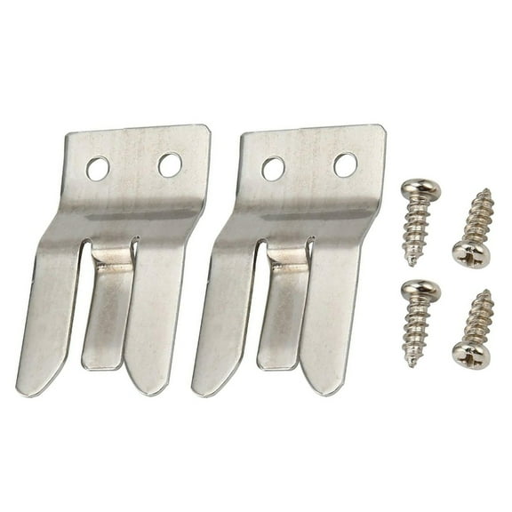 Metal Car Radio Mic Clip Adjustable Flexible Microphone Holder for Seamlessly Communication While Driving 2PCS