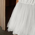 thumbnail image 5 of Cethrio Girls Slip Dresses, Dancing Sleeveless Summer Mesh Birthday Dresses White Size 1-2 T, 5 of 5