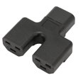 thumbnail image 1 of Adaptador de corriente ANGGREK IEC320 C14 a doble IEC320 C21 macho a hembra, 1 of 8