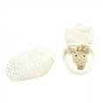 thumbnail image 5 of Hudson Baby Unisex Baby Trapper Hat, Mitten and Bootie Set, Giraffe, 0-6 Months, 5 of 7