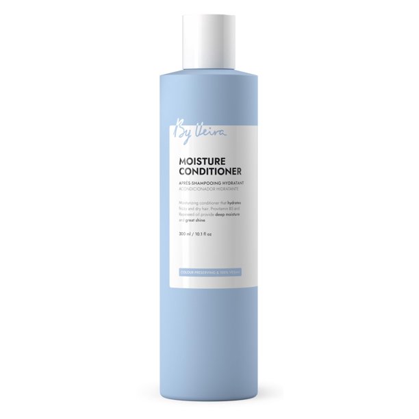 By Veira Acondicionador hidratante 10.1 onzas líquidas para cabello encrespado/seco Provitamina B5 y aceite de colza para hidratación y gran brillo, preservación del color vegano y sin sulfato/silic