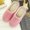 Pink, variant on Womens Cotton Sheep Slip on House Slippers for Women Indoor Outdoor Women's Bedroom Slippers Non-Slip Hard Sole