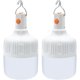 thumbnail image 1 of 2 Pieces（150w） Camping Lantern, Portable Lamp with USB Rechargeable Batteries Super Bright Outdoor for Camping Tent Deck Patio Garden BBQ, 1 of 5