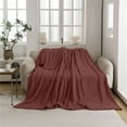 thumbnail image 6 of FYHALE Fleece Blanket Super Soft Cozy Throw Blanket 70" x 78", Lightweight Fuzzy Comfy Textured Flannel Blanket Warm Throw Blankets for Couch, Sofa, Bed, 6 of 6