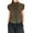 Coffee, variant on Cute Summer Tops for Women Short Sleeve Graphic Tees Women Street Retro Top Camping Style Thin Zipper Stand up Neck Short Sleeve Sun Short T Shirt Instagram Women’S Casual Pocket T-Shirts Xl