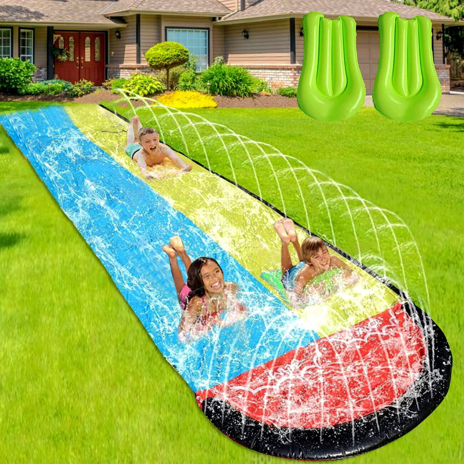 big pools with slides