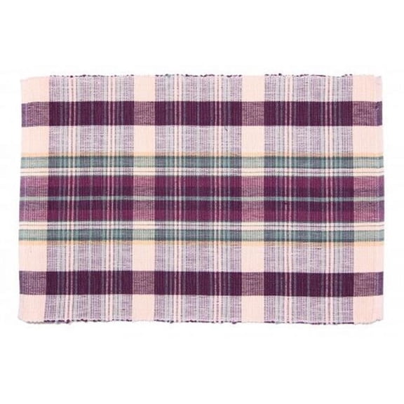Mr. MJs Trading AG-01260S-4 19 in. Ribbed Placemats, Alaska - Set of 4