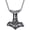 2.Thor's hammer& Ordin raven-stainless, variant on Viking Pendant Necklace Stainless Steel/18K Gold Plated Celtic Thor's Hammer Pendant Necklaces Viking Jewelry Gift for Men