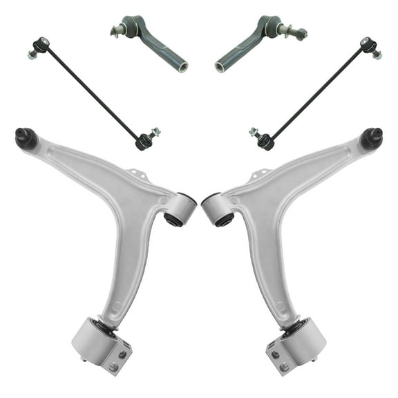 TRQ 6 Piece Steering Suspension Kit Control Arms Tie Rods Sway Bar End Links PSA64877 Fits select: 2005-2010 SAAB 2023-09-03 00:00:00, 2004 SAAB 2023-09-03 00:00:00 ARC