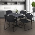 thumbnail image 2 of Regency Zeng Padded Support Stack Chair (8 pack)- Black, 2 of 5