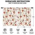 thumbnail image 2 of Blackout Kids Curtains,Beige Christmas Santa Pattern Childrens Insulated Curtains Set Of 2,Bedroom Essentials,Toddler Room Decor 42"x54", 2 of 5