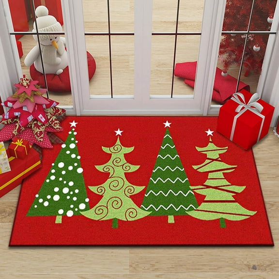 Vikakiooze 2023 Clearance,Christmas Letter Door Mats Kitchen Mats Bedroom Living Room Interior Home Carpet Mats