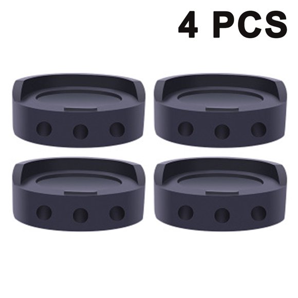 4 Pack Anti Vibration Pads for Washing Machine W/Dual Prevent Noise Moving Shaking Walking Shock Absorbing Non Slip Grip Feet Pad for Washer Dryer Appliance