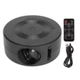thumbnail image 1 of Mini LED Projector 1080p Built in Speaker Portable Small Home Projector with Wired Same Screen Function for IOS ,Android,1 x Mini Projector 1 x Remote Control 1 Cord,Black, 1 of 8