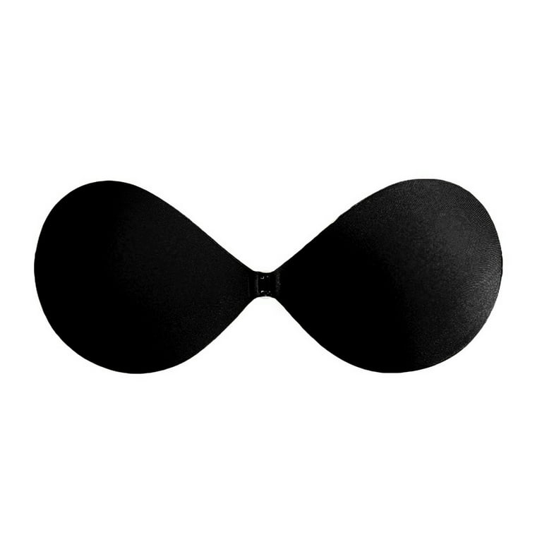 Royallove Women's Sticky Boobs Breast Lift Silicone Push Up Hollow Out Sexy  Bra 