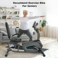 thumbnail image 3 of Naipo Recumbent Exercise Bike 8Level Adjustable Resistance Stationary Indoor Cycling Bike with Heart Rate and LCD Monitor for Home Gym Workout 300lbs, 3 of 9