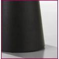 thumbnail image 5 of 22” Round Ebony Black Coffee Table with Pedestal - Modern Elegance for Living Room, Cohesive Decor & Functional Use, 5 of 5