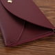 thumbnail image 4 of Del sobre Del Monedero Del Sostenedor de La Tarjeta de La Cartera Del Embrague de La Pu de Las Mujeres Vino rojo jinwen Cartera larga de mujer, 4 of 8