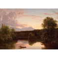 thumbnail image 3 of Thomas Cole 24x18 Black Modern Framed Museum Art Print Titled - North Mountain and Catskill&nbsp;Creek (1838), 3 of 5