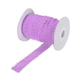 thumbnail image 1 of Unique Bargains Lace Ribbon 16 Yards 3/4' Double Crown Edges Elastic Lace Trim for Craft,Gift Wrappers,Headbands(Purple), 1 of 5