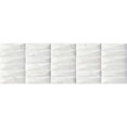 thumbnail image 5 of The Tile Life Milos White 3D Textured Glossy Ceramic Wall Tile 12x40 in 5-Piece, 5 of 9