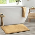 thumbnail image 2 of Nestl Absorbent Memory Foam Bath Mat Bathroom Rug, Gold, 20"X30", 2 of 7