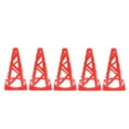 thumbnail image 2 of 5 Pcs 9 Pouces Cônes de Circulation pour Entraînement Sportif pour Soccer Soccer Basketball Rouge, 2 of 9
