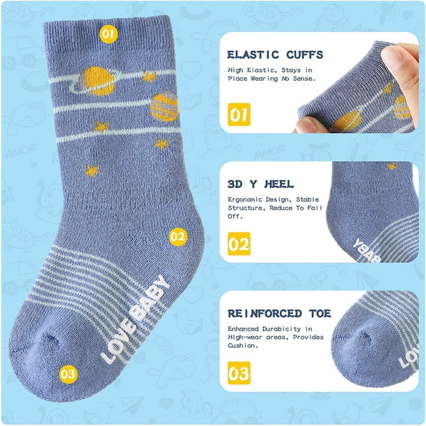 Chaussettes En Éponge Épaisse Et Chaude Pour Bébé Fille, Jolies