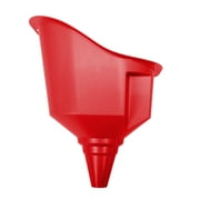 Hyper Tough Large Multi-Use Plastic Truck and Vehicle Funnel, Red