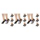 thumbnail image 5 of Guardurnaity 4 Pairs Women Socks Slippers Invisible Shopping Short Clothing Breathable Simple Accessory Sock Seamless Home Daily Thin Type1, 5 of 5