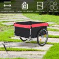 thumbnail image 6 of PEXMOR Two Wheel Bicycle Cargo Trailer, Black, 6 of 9