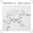 thumbnail image 3 of 4Pcs Corner Wall Molding French Style Wainscoting Panels Flora Moulding Corner Panel Wall Molding Kit for Cabinet Picture Frames Decor(Style 1), 3 of 5