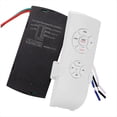 thumbnail image 1 of Kit de Control Remoto Universal para Ventilador de Techo, , Control Remoto Inalámbrico con Temporizador y Velocidad de Luz y Receptor., 1 of 5