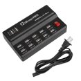 thumbnail image 2 of Cargador De Estación De Carga Con Adaptador De Corriente De 12 Puertos USB Hub 12A, Carga Rápida, Hub De Carga USB Fácil, Carga Segura, Amplia Compatibilidad Para Viajes En Casa, 2 of 7