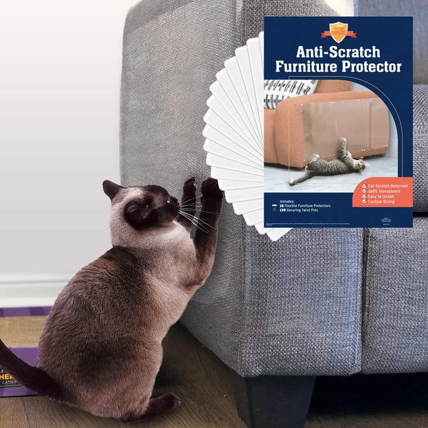 Protector de muebles Stelucca 18 piezas XL antiarañazos para gatos
