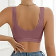 thumbnail image 5 of Weikingp Bras For Sagging Breasts Plus Size Bras For Women Comfortable Bras For Older Women Racerback Bralettes For Women Wireless Pushup Bra For Women Red S, 5 of 5